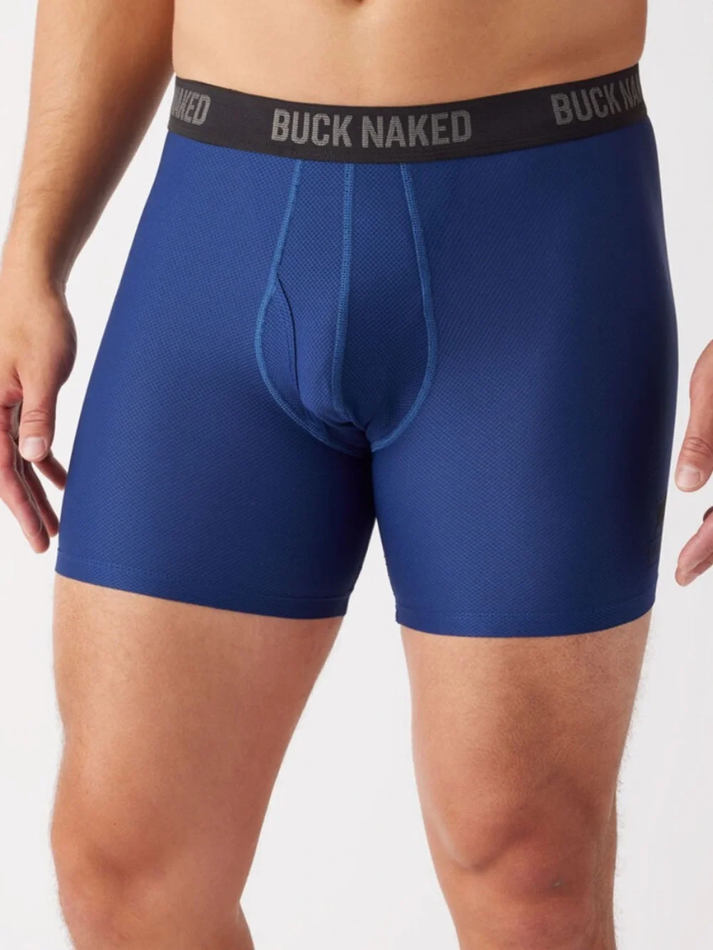 Duluth Trading Buck Naked Bull Pen Boxer Briefs Blue Mercury Medium NEW IN PKG